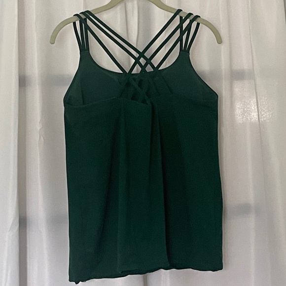 Athleta XL Bright Green Athletic Athleisure Cami Top - Picture 6 of 6